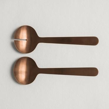 Zofia Salad Servers - Rose Gold Coloured - Set of 2