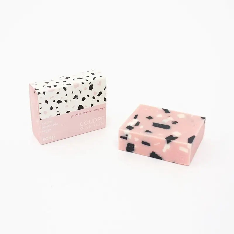 Handmade Natural Soap Piece Rosestone