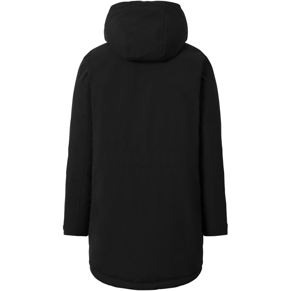 APEX CANVAS™ Long Padded Coat - GRS/Vegan - Black Jet