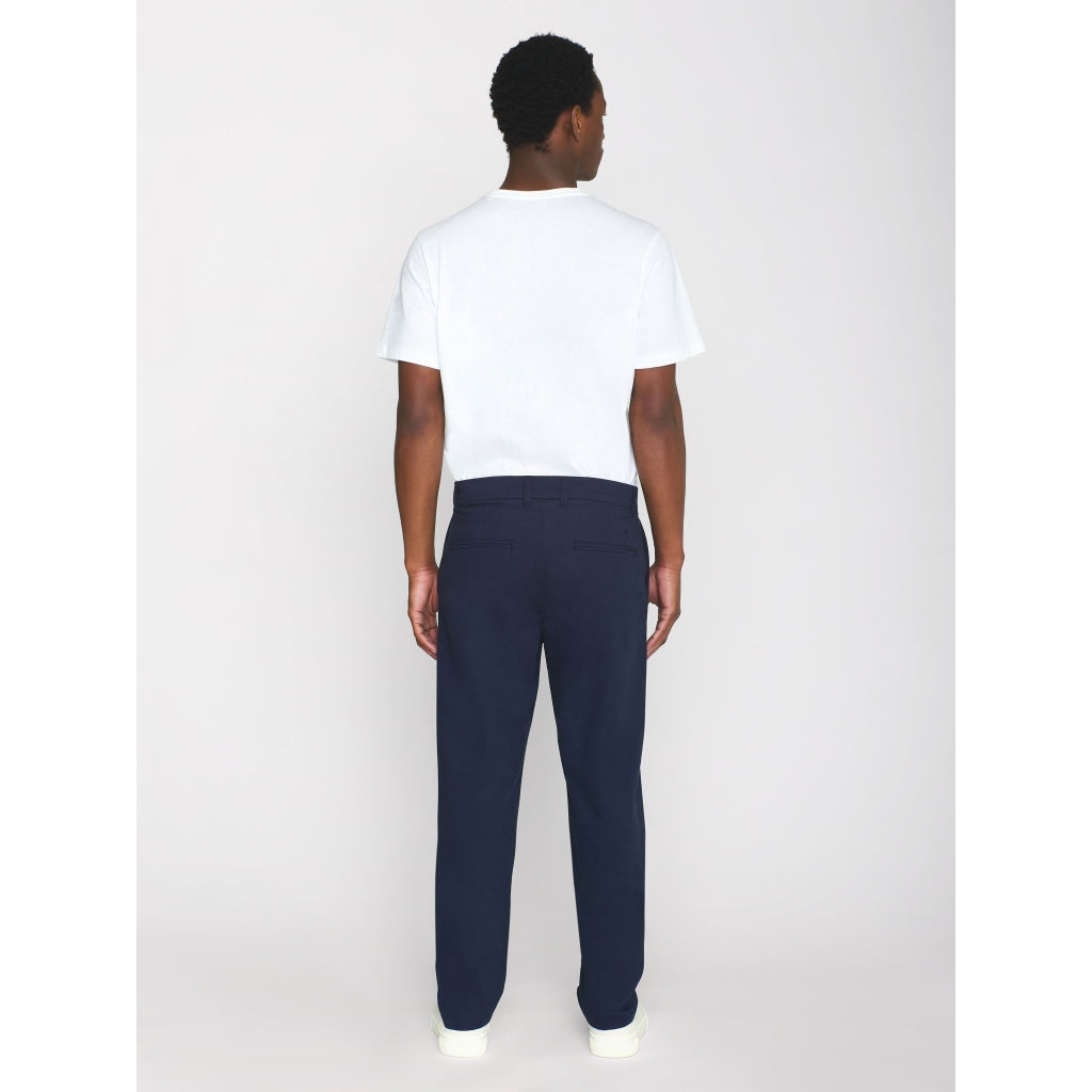 CHUCK regular chino twill pants - GOTS/Vegan - Total Eclipse