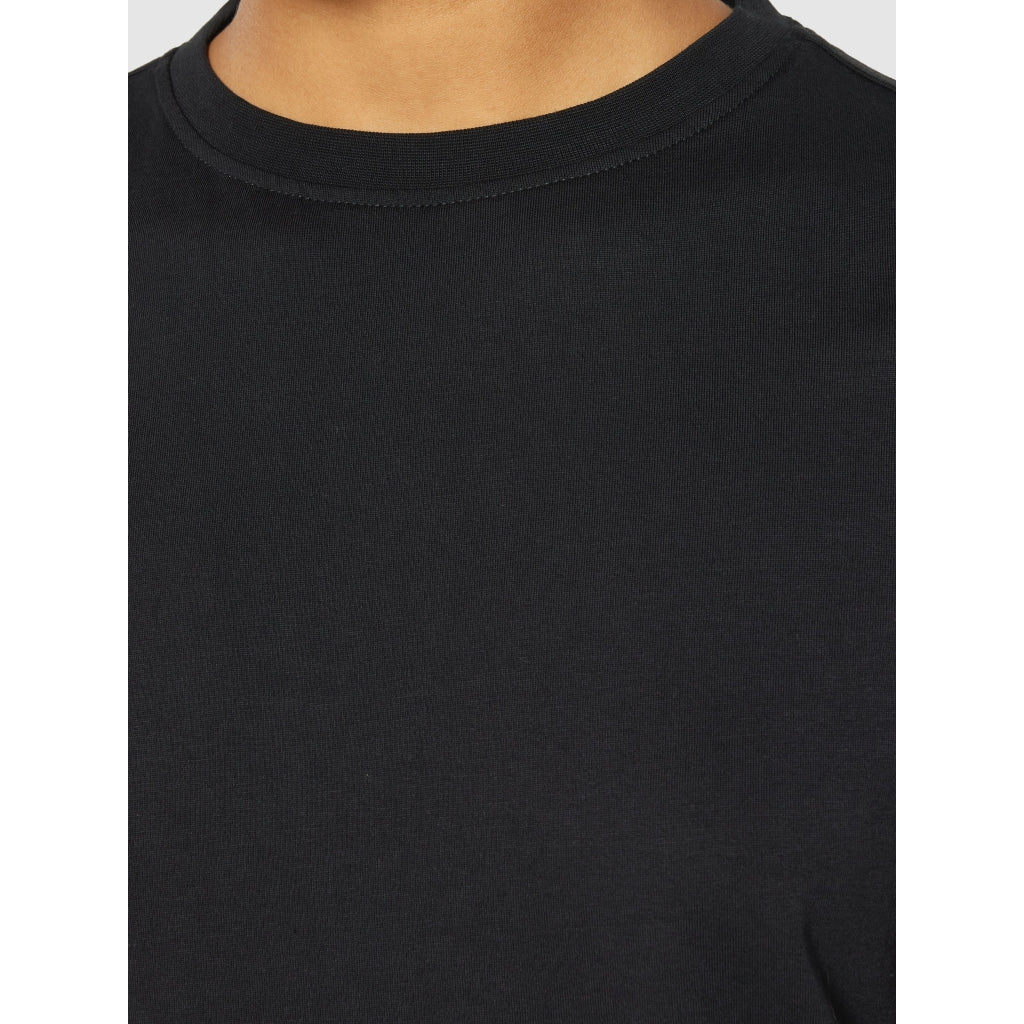 Basic pima cotton t-shirt - GOTS/Vegan - Black Jet
