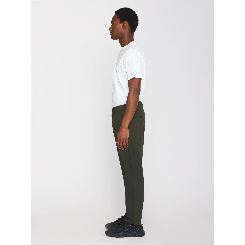 CHUCK regular chino twill pants - GOTS/Vegan - Forrest Night