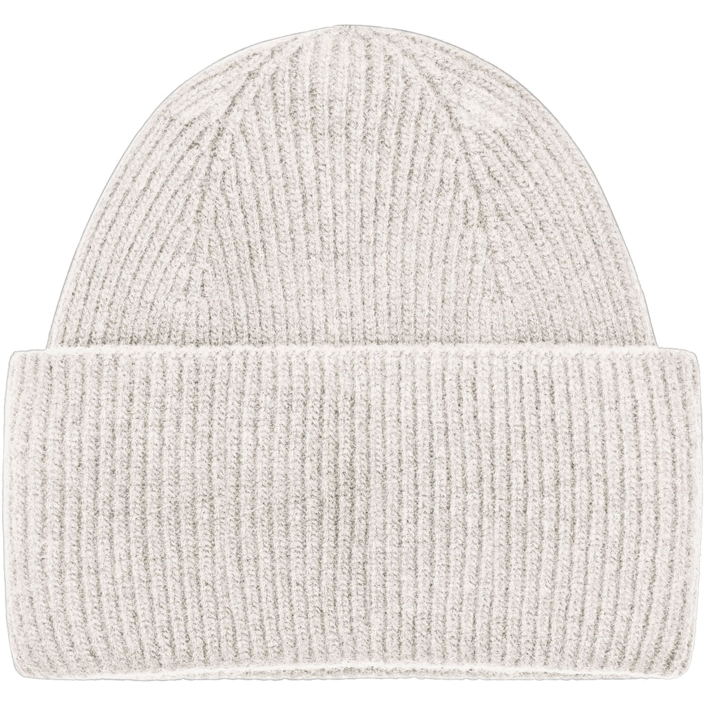 Cashmere Rib Beanie RWS - Egret