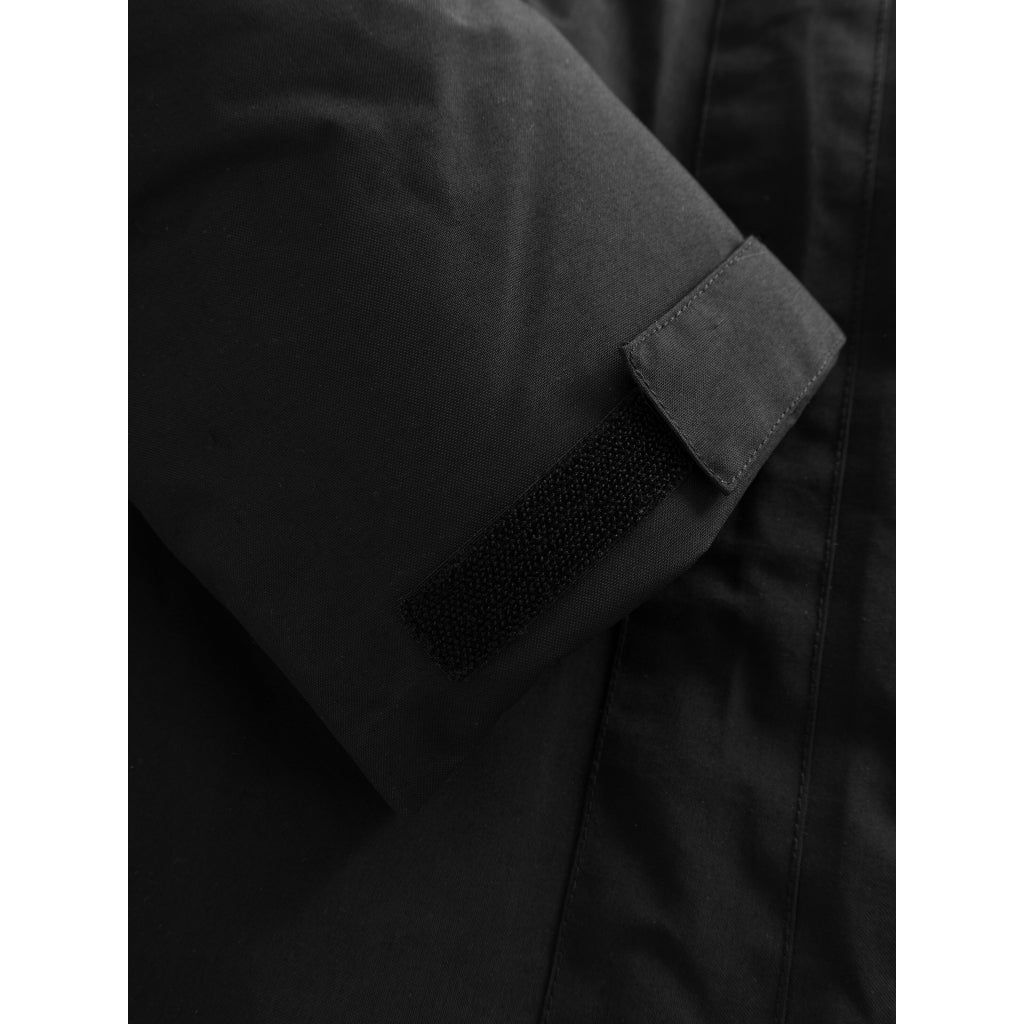 APEX CANVAS™ Long Padded Coat - GRS/Vegan - Black Jet