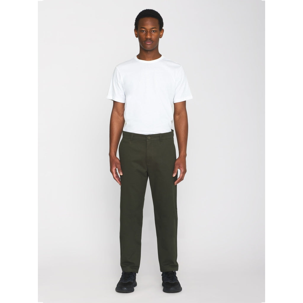 CHUCK regular chino twill pants - GOTS/Vegan - Forrest Night