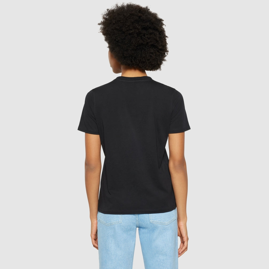 Basic pima cotton t-shirt - GOTS/Vegan - Black Jet