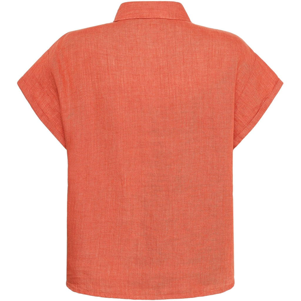 ASTER fold up short sleeve linen shirt - GOTS/Vegan - Langoustino