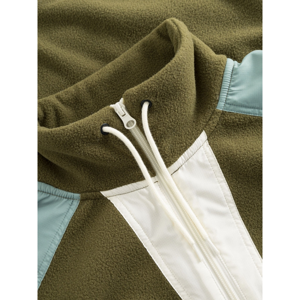 Fleece Anorak - GRS/Vegan - Dark Olive