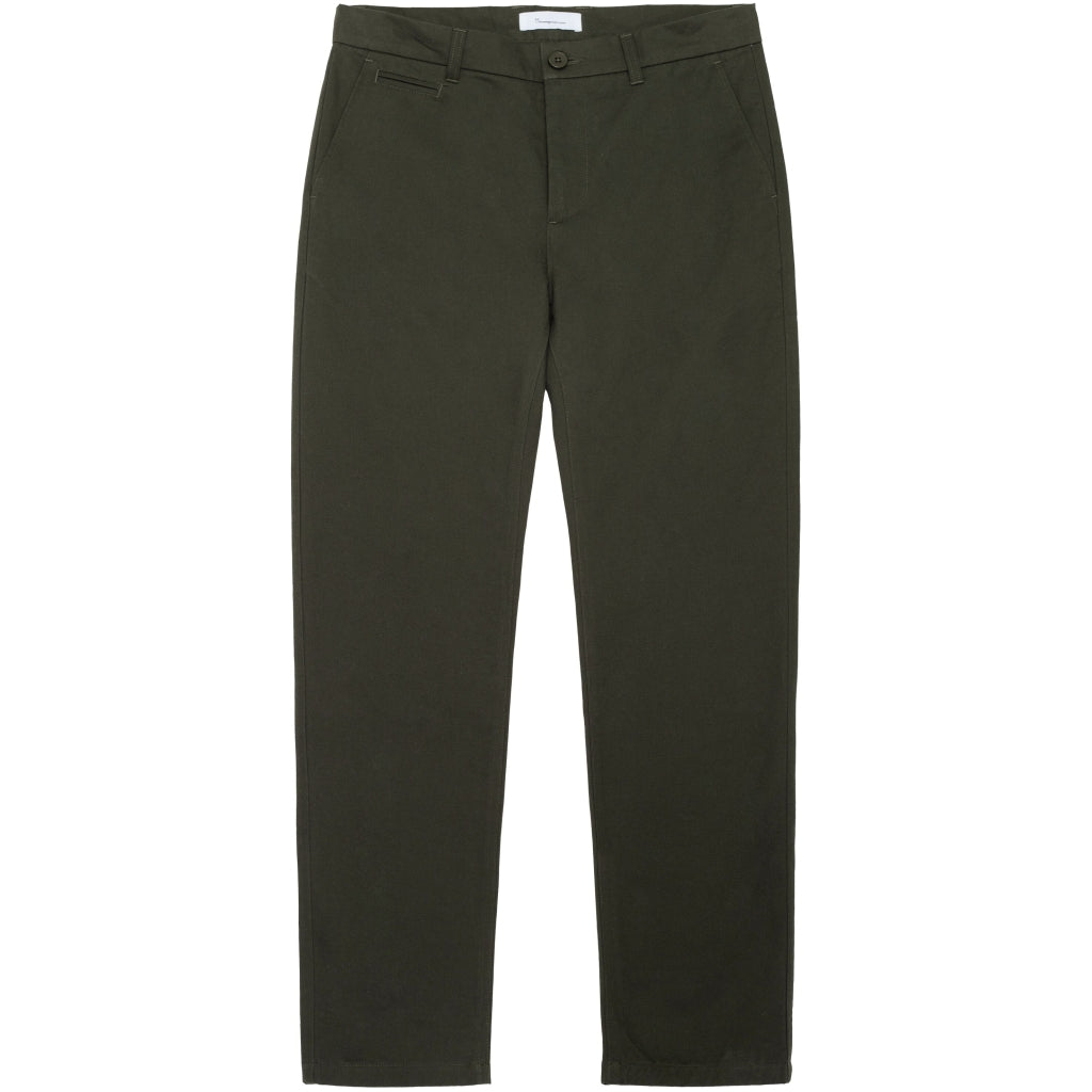 CHUCK regular chino twill pants - GOTS/Vegan - Forrest Night