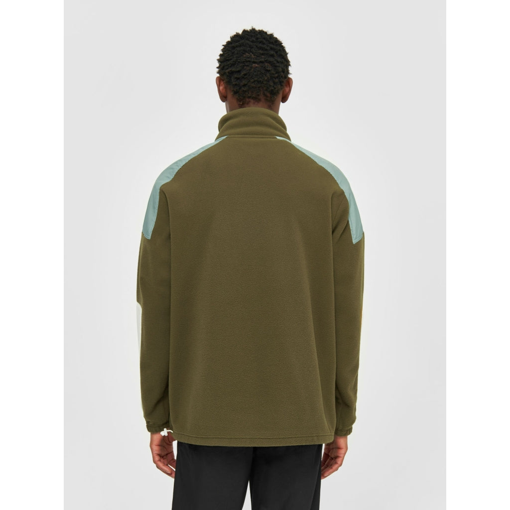 Fleece Anorak - GRS/Vegan - Dark Olive