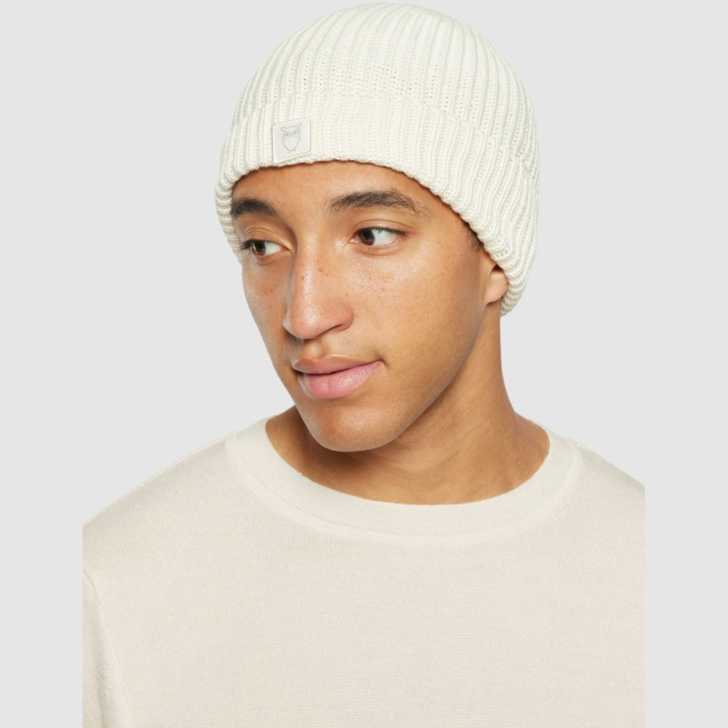 Rib hat - GOTS/Vegan - Egret