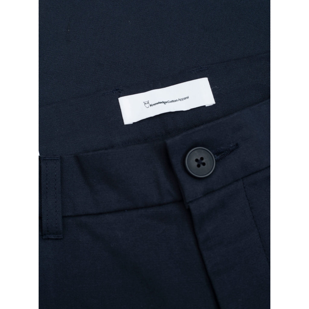 CHUCK regular chino twill pants - GOTS/Vegan - Total Eclipse