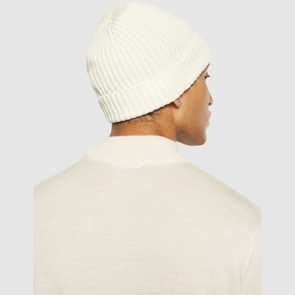 Rib hat - GOTS/Vegan - Egret