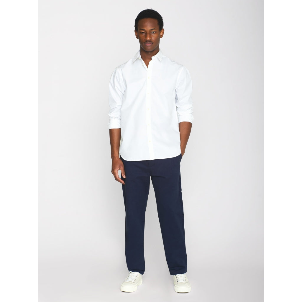 ALF regular crispy cotton shirt - GOTS/Vegan - Bright White