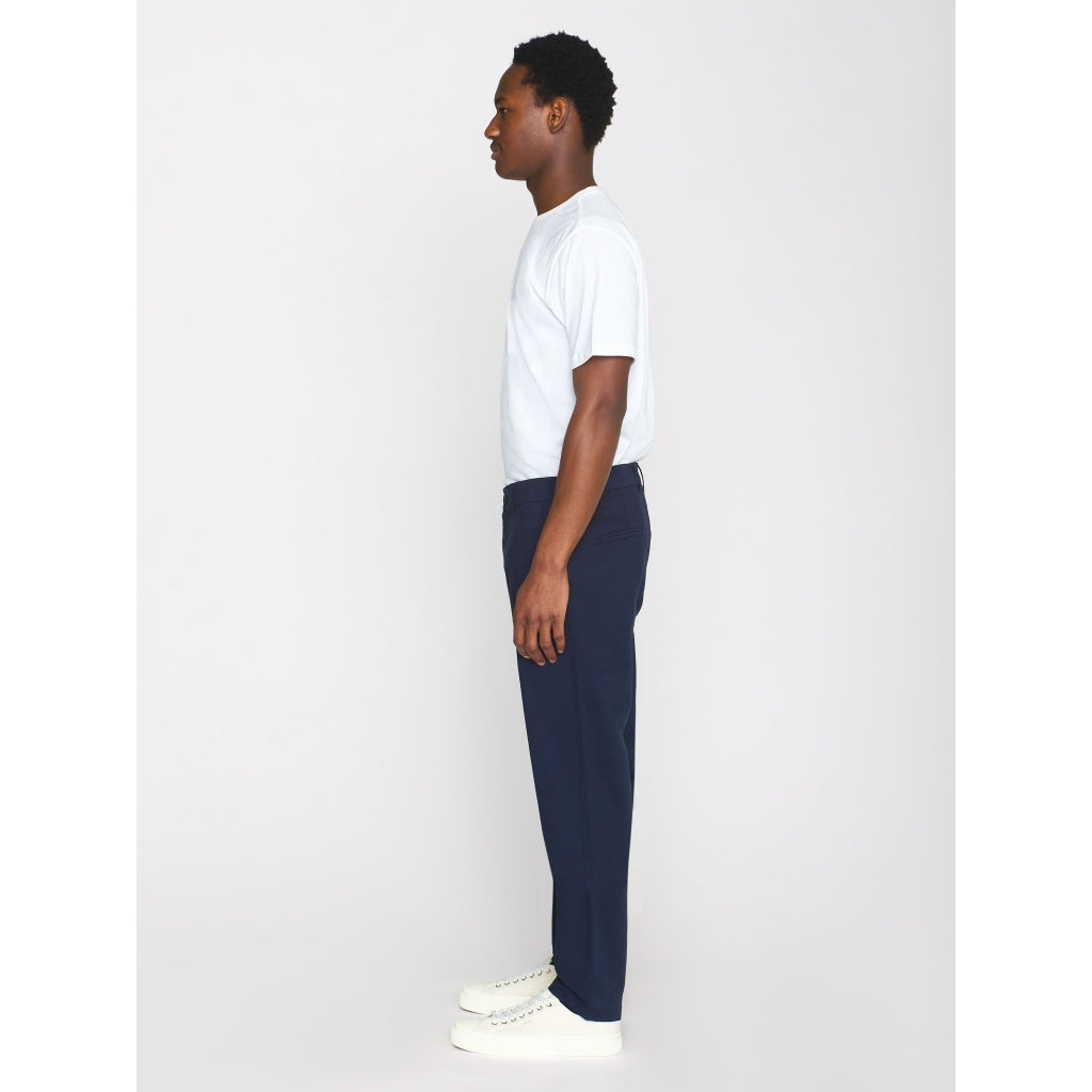 CHUCK regular chino twill pants - GOTS/Vegan - Total Eclipse