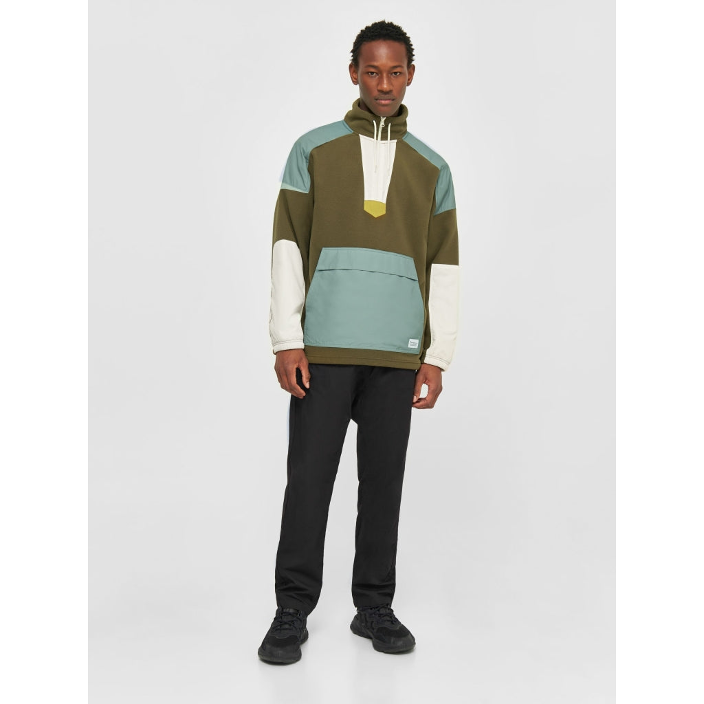 Fleece Anorak - GRS/Vegan - Dark Olive