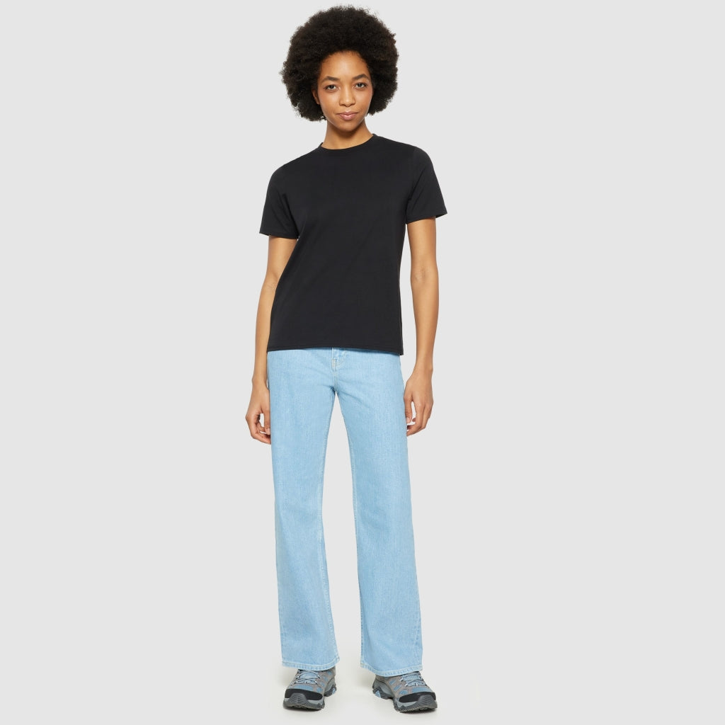 Basic pima cotton t-shirt - GOTS/Vegan - Black Jet
