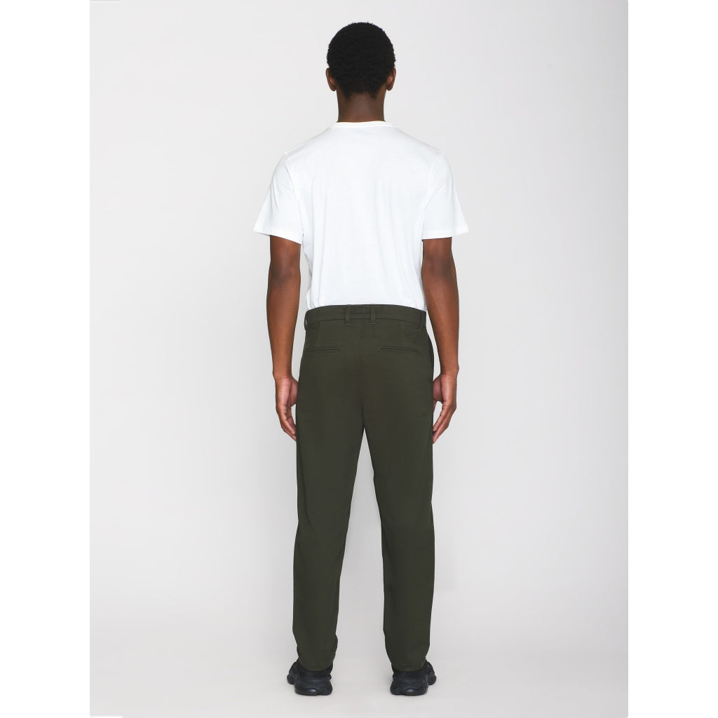 CHUCK regular chino twill pants - GOTS/Vegan - Forrest Night