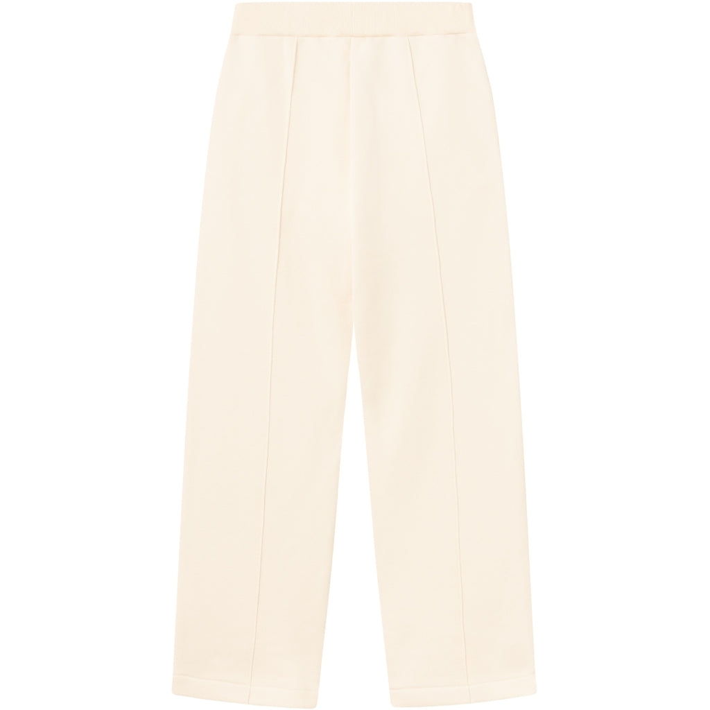 POSEY Wide High-Rise Sweat Elastic Waistband Pants - Buttercream