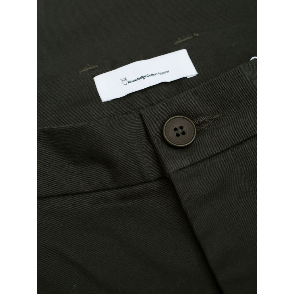 CHUCK regular chino twill pants - GOTS/Vegan - Forrest Night