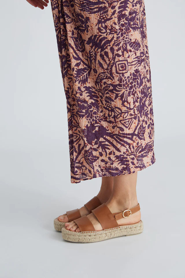 Double Strap Sandal - Brown