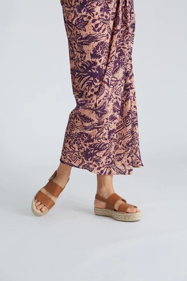 Double Strap Sandal - Brown