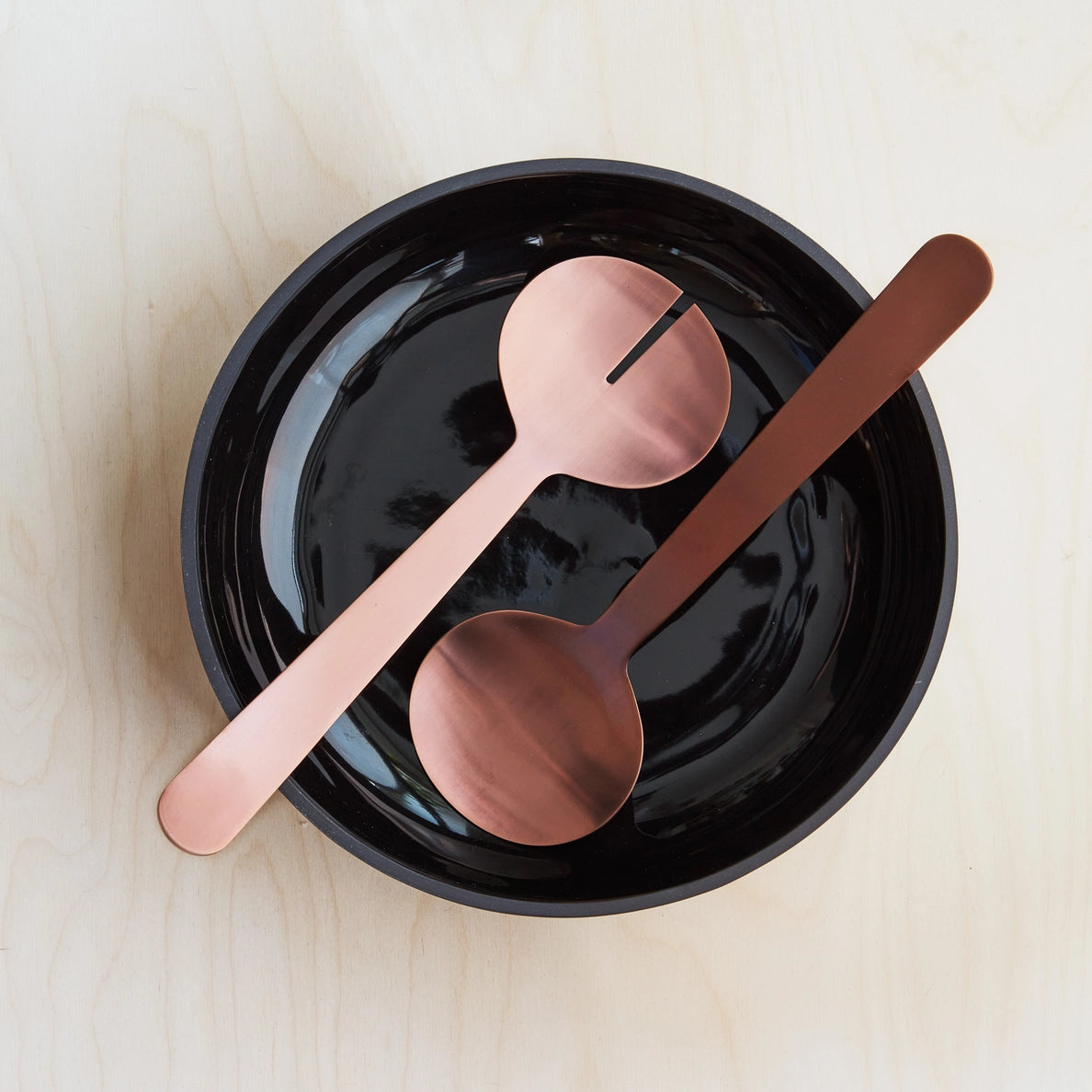 Zofia Salad Servers - Rose Gold Coloured - Set of 2