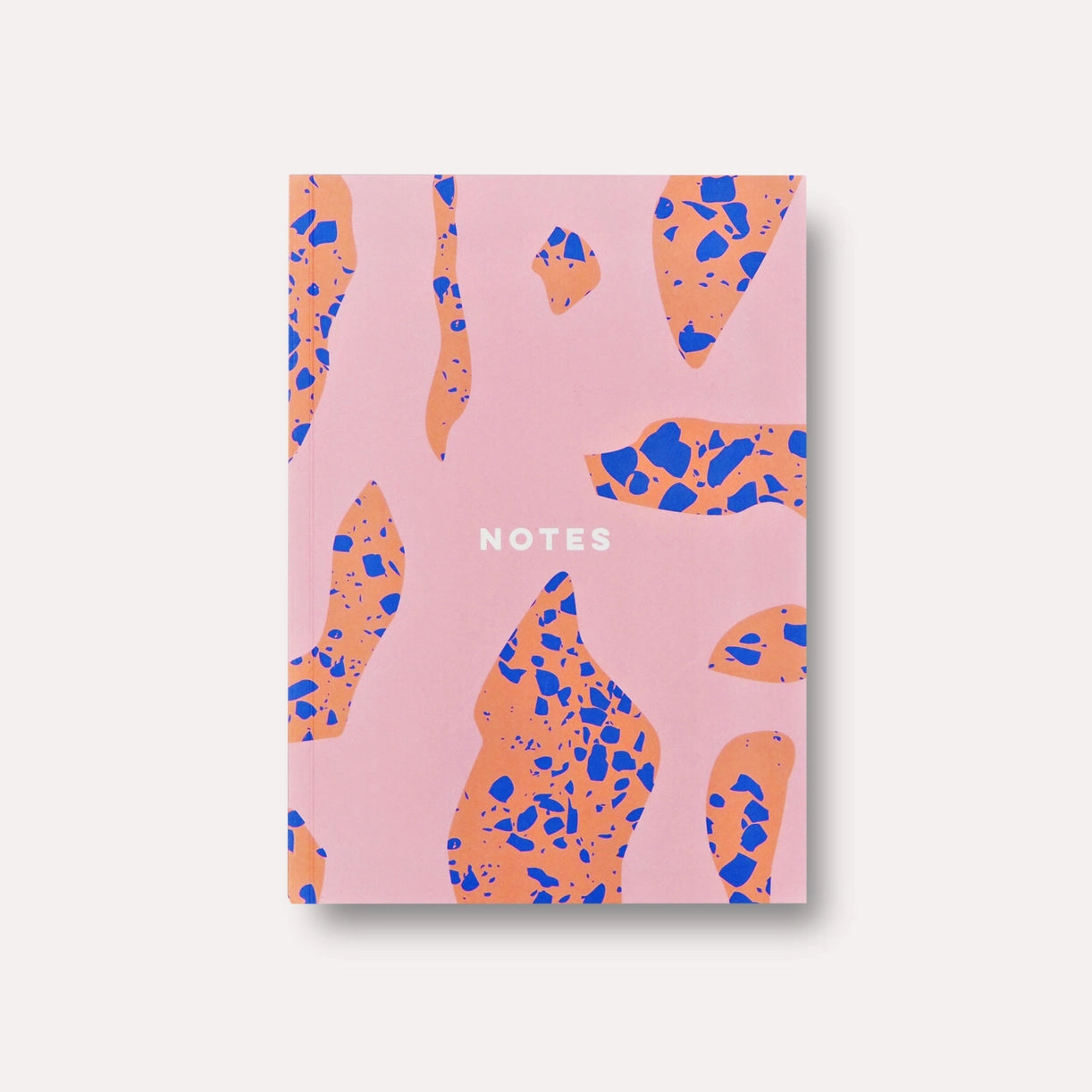 Terrazzo Shapes Lay Flat Notebook