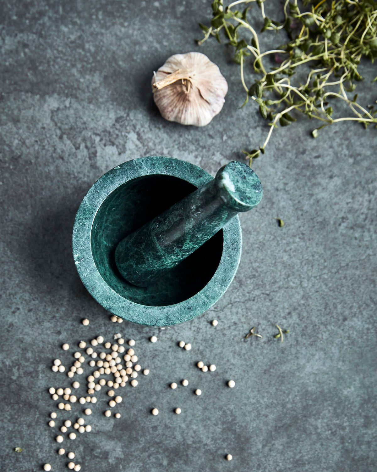 ARB Mortar with Pestle - Dark Green