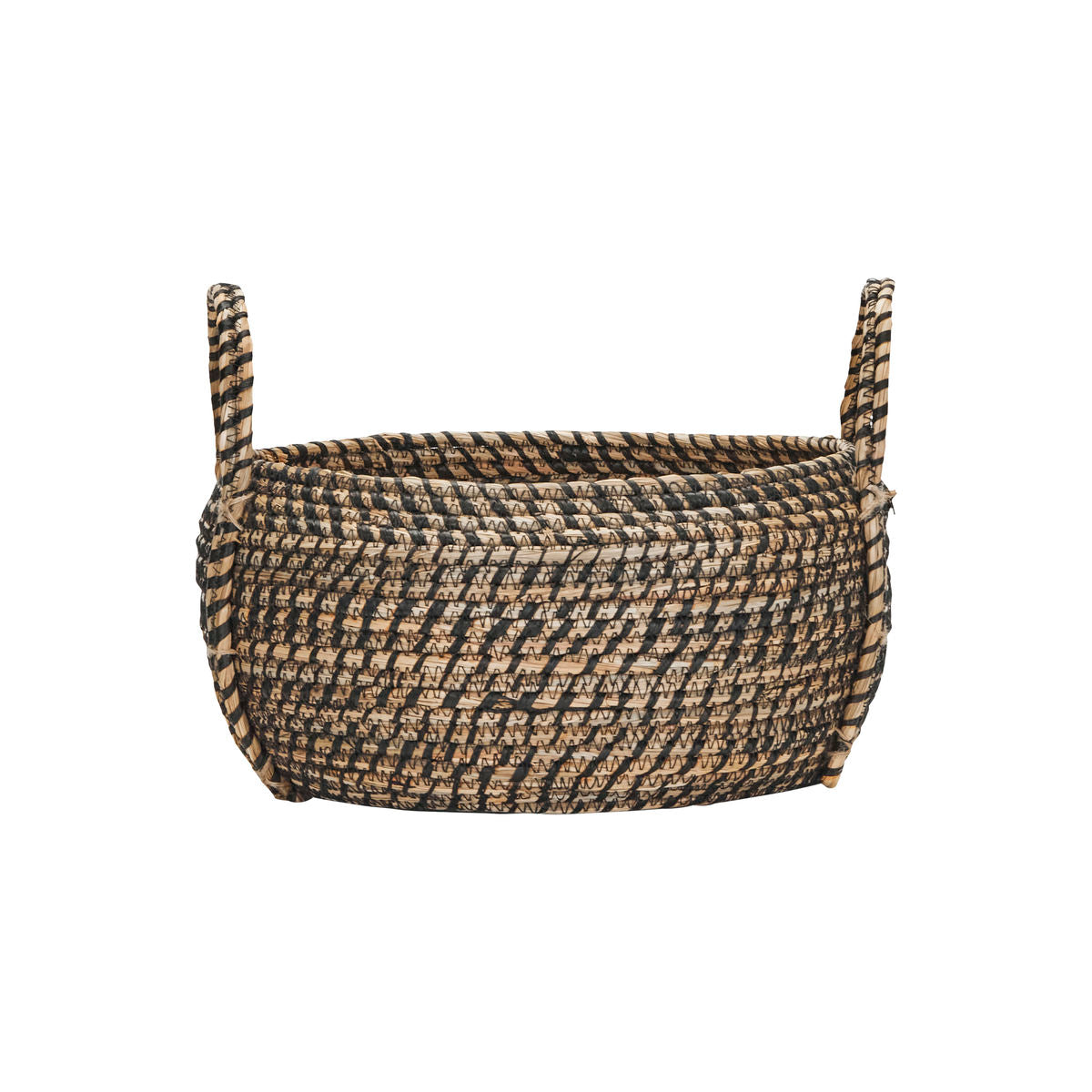 Distra Storage baskets - Black & Natural - Set of 2