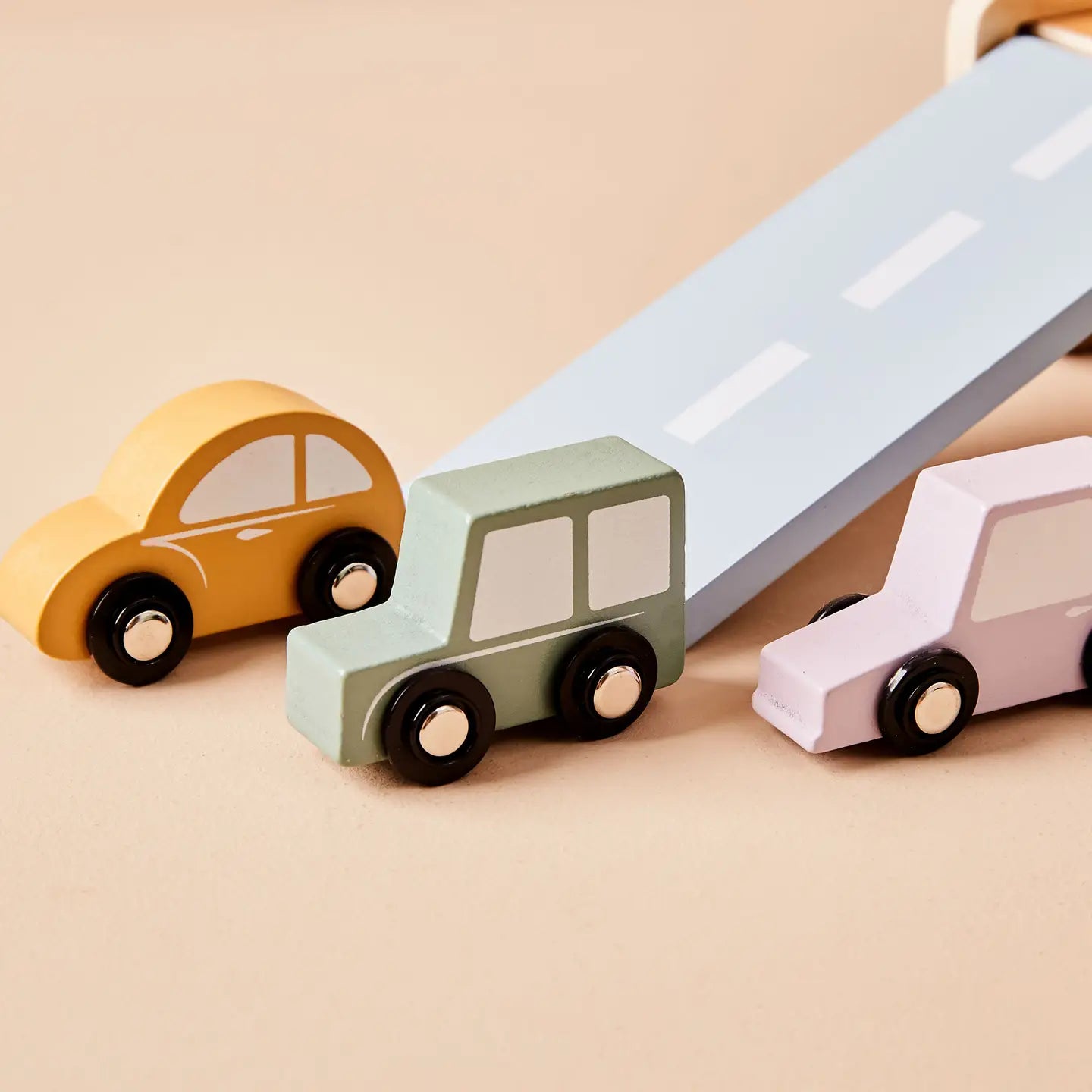 Wooden Ferry Toy Playset with Cars Fsc