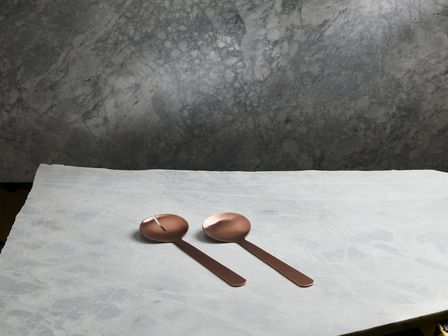 Zofia Salad Servers - Rose Gold Coloured - Set of 2