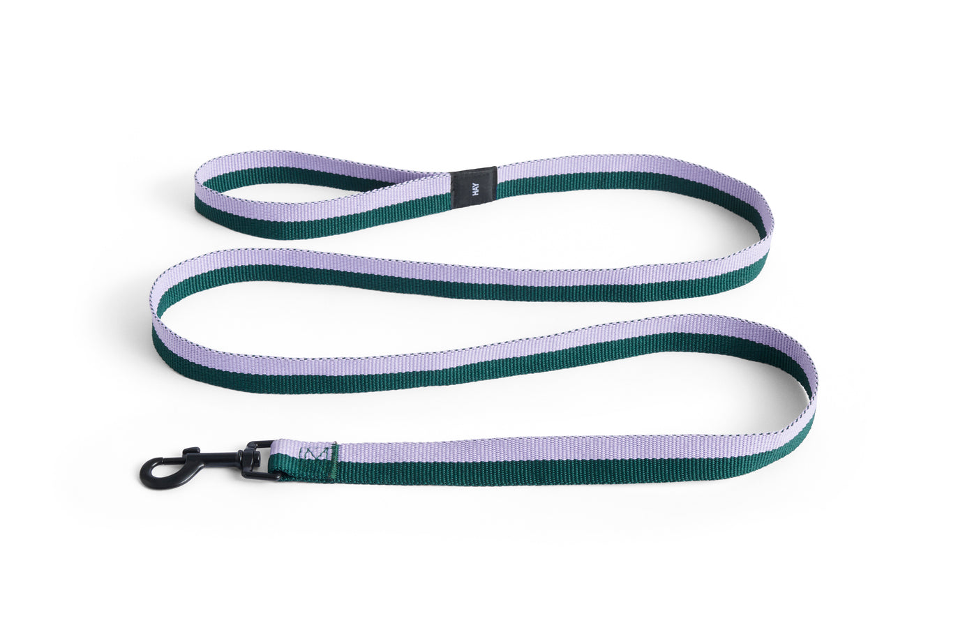 HAY DOGS Leash Flat - M/L - Lavender & Green