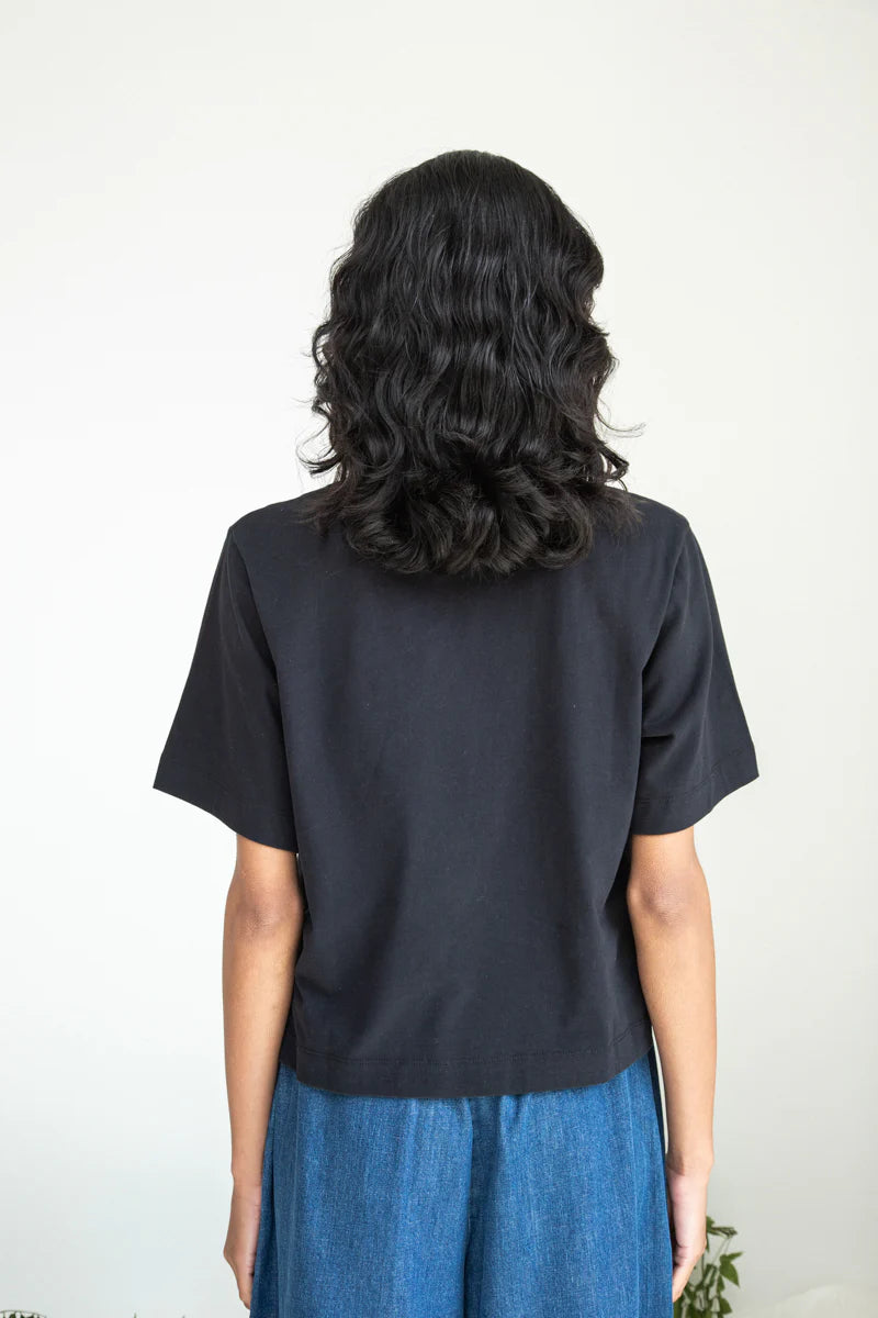 Bay Organic Cotton Top - Black