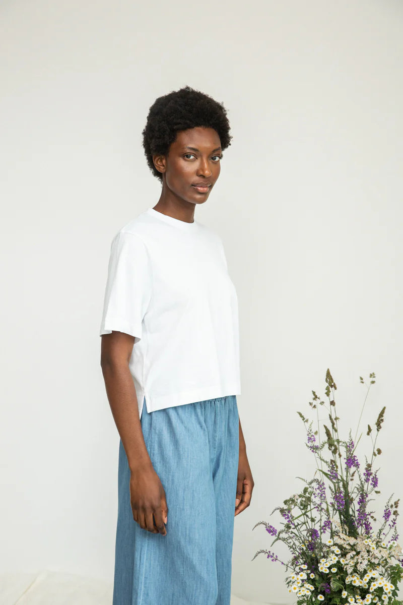 Bay Organic Cotton Top - White