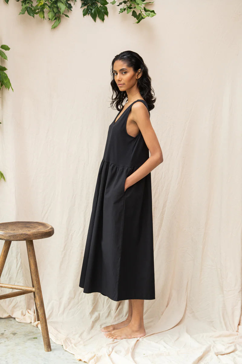 Rory Organic Cotton Jumpsuit - Black
