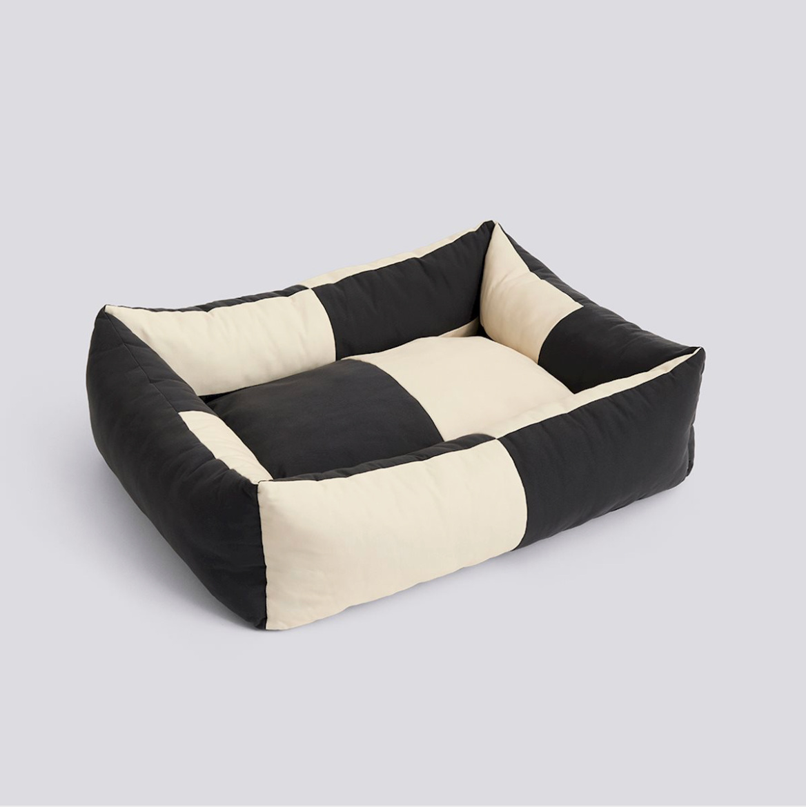 HAY DOGS BED L - BLACK WHITE
