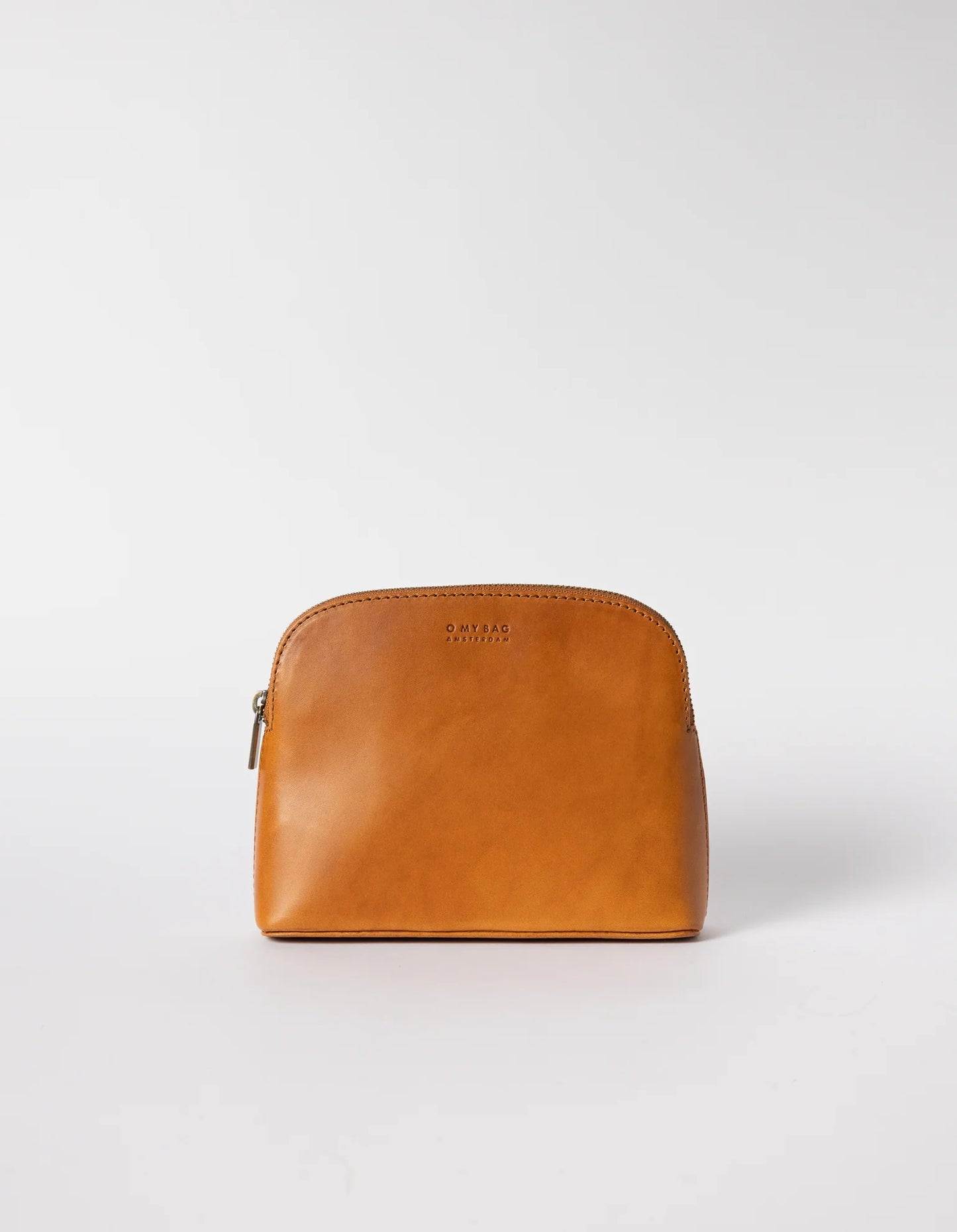 Cosmetic Bag - Cognac Classic Leather