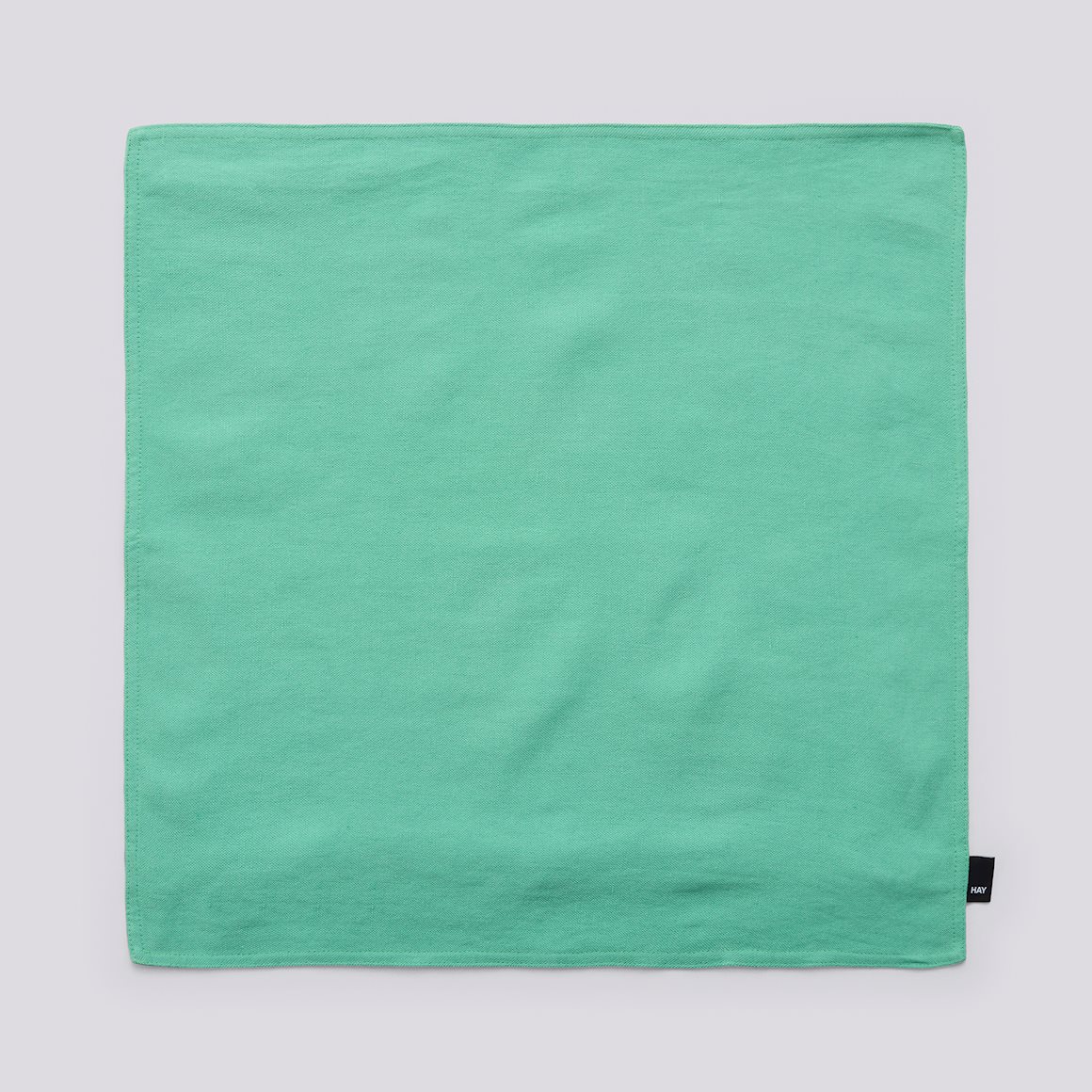 LINEN CUSHION COVER - 50 X 50 - EMERALD GREEN
