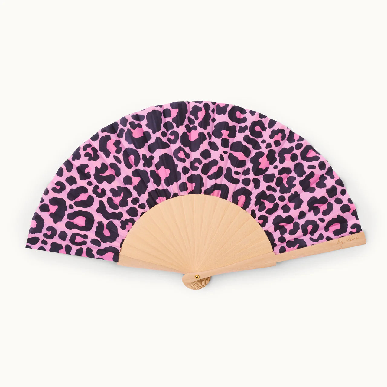 Fan - Pink Leopard