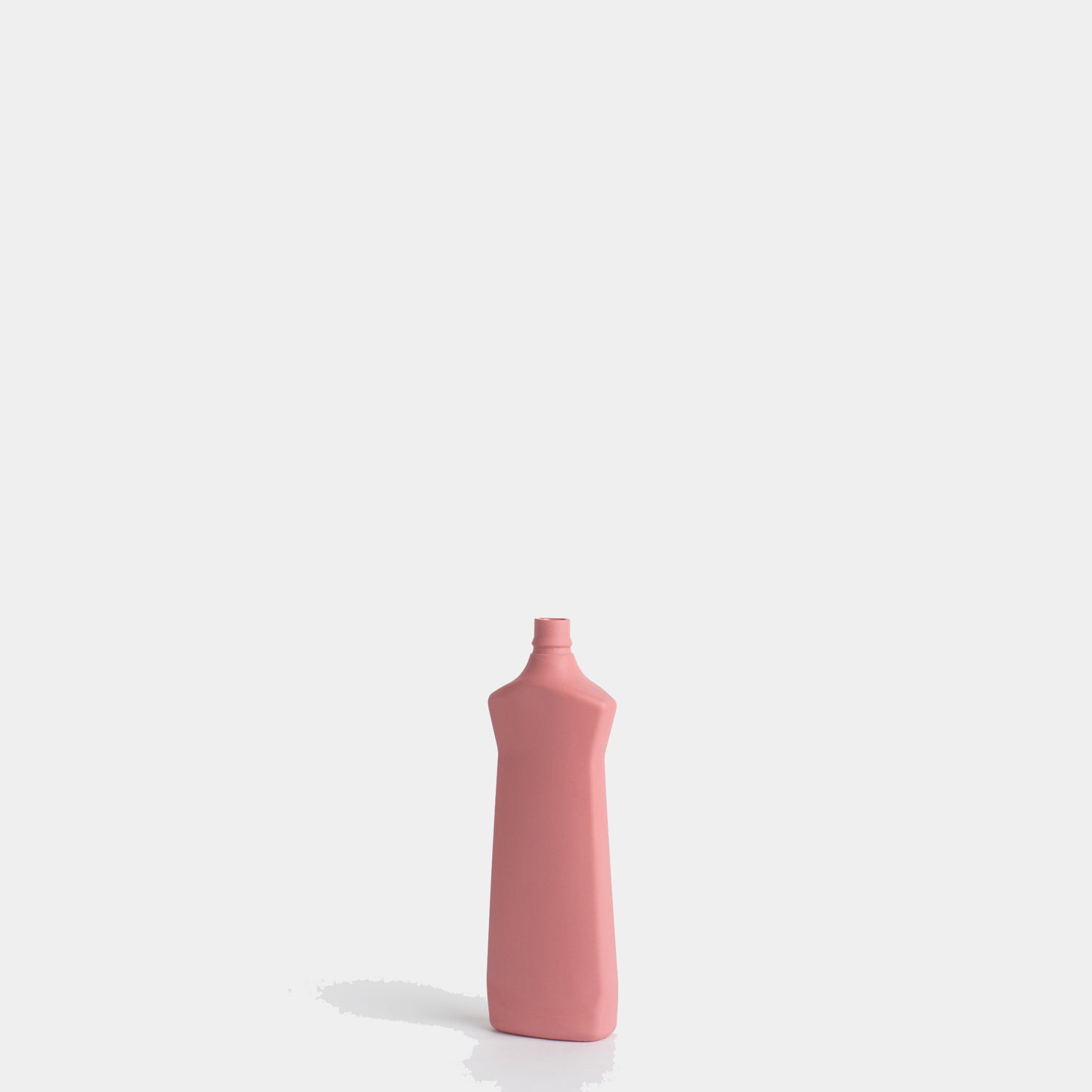 Porcelain Bottle Vase #1 - old red