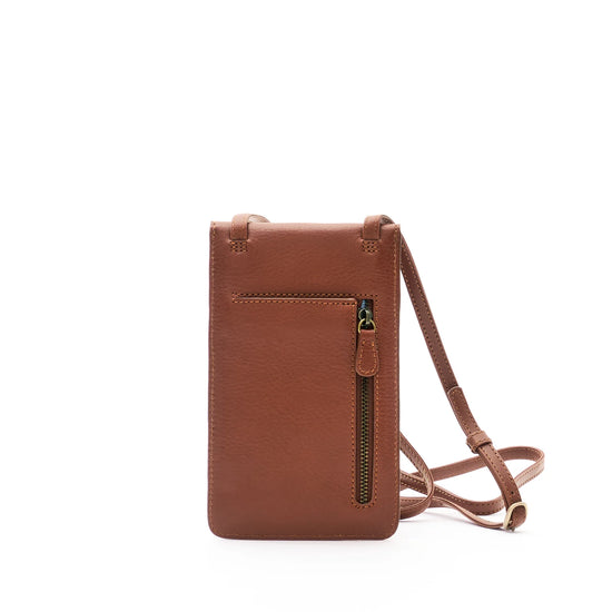 Phone Bag with Zip Pocket - Whisky