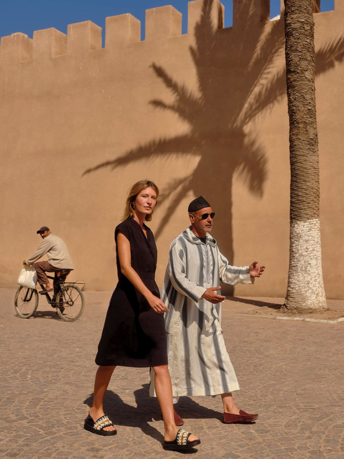 DRESS WITH MOCK NECK (GOTS) made of organic cotton - Black