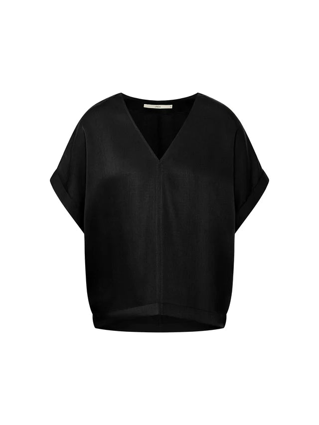 BLOUSE SHIRT made of Tencel™ Lyocell - Black