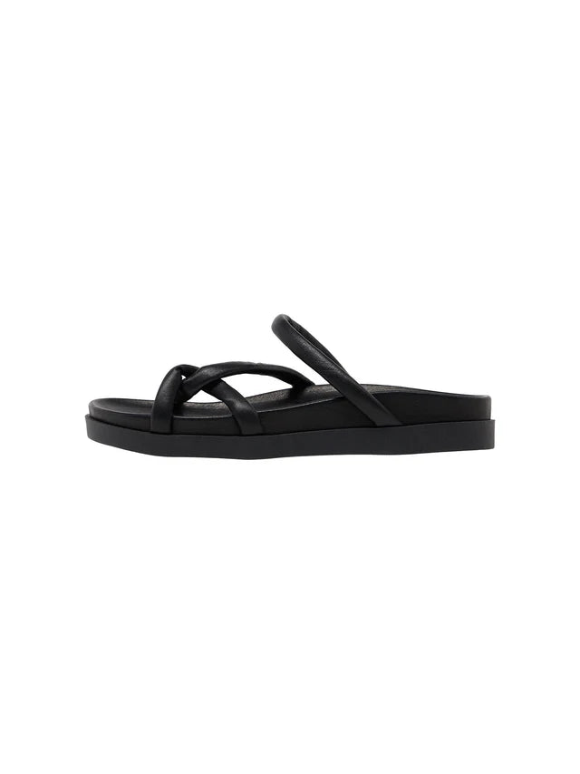 Strappy Mules - Black
