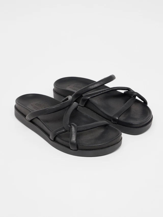 Strappy Mules - Black