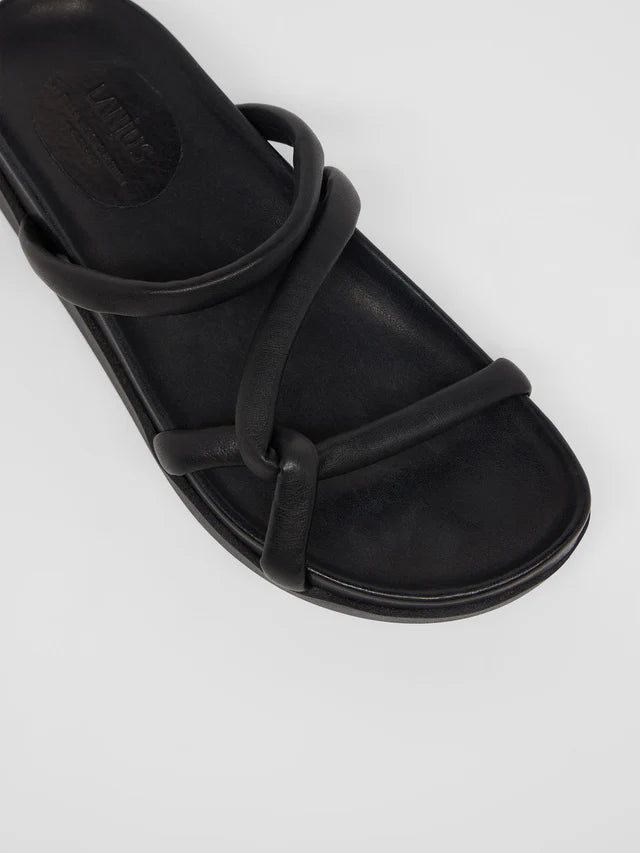 Strappy Mules - Black