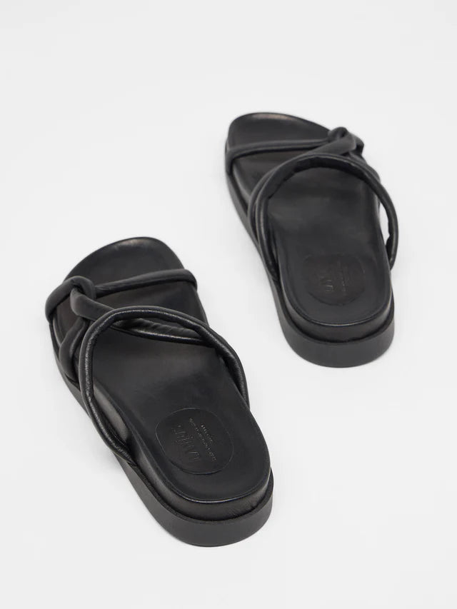 Strappy Mules - Black