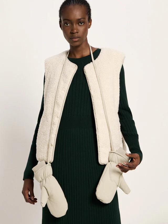 REVERSIBLE GLOVES (GRS) - Stone