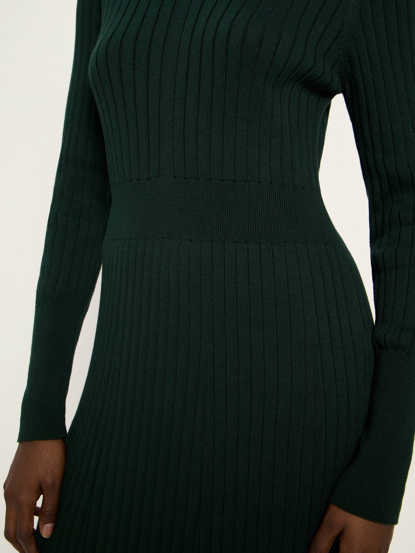 KNITTED DRESS (GOTS) - Forest